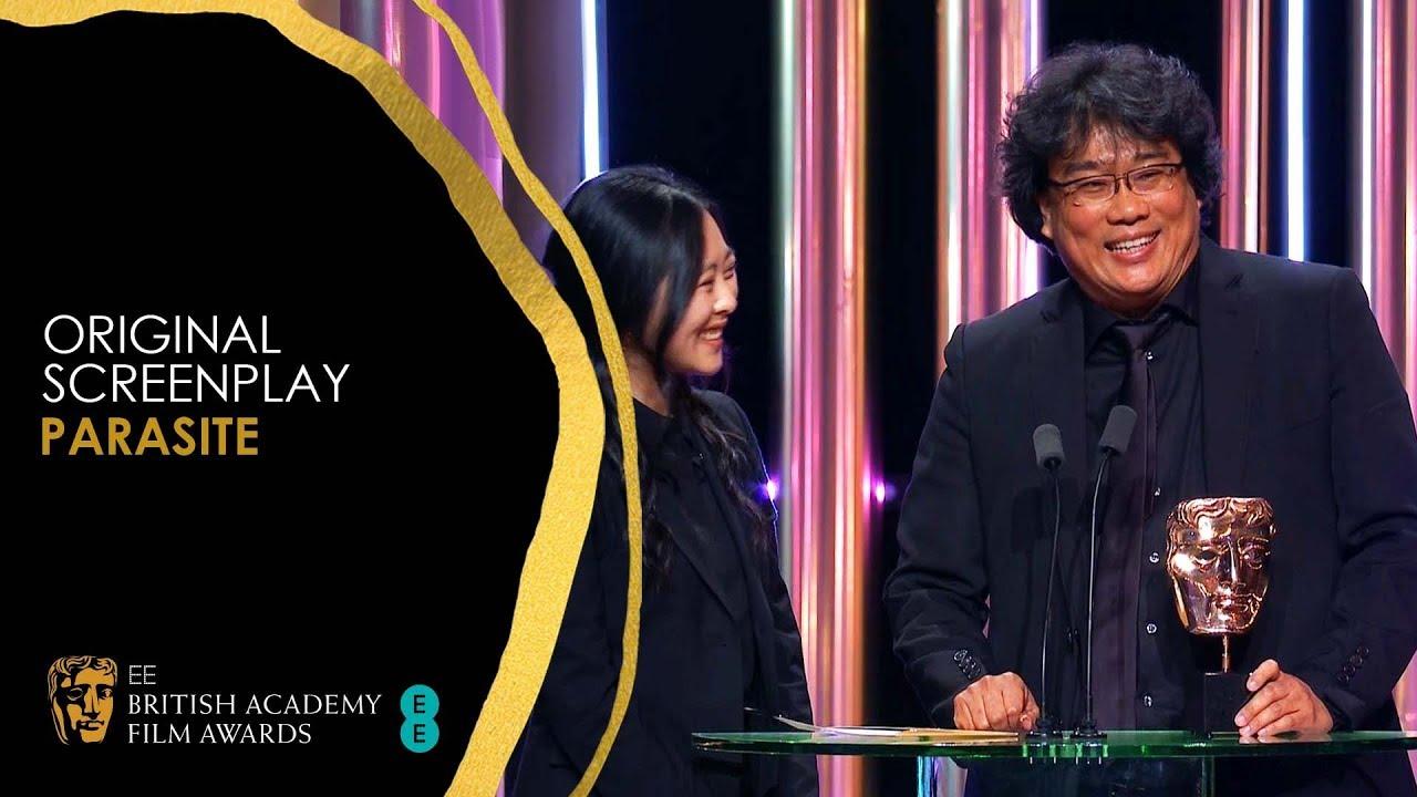 Parasite Wins Original Screenplay | EE BAFTA Film Awards 2020