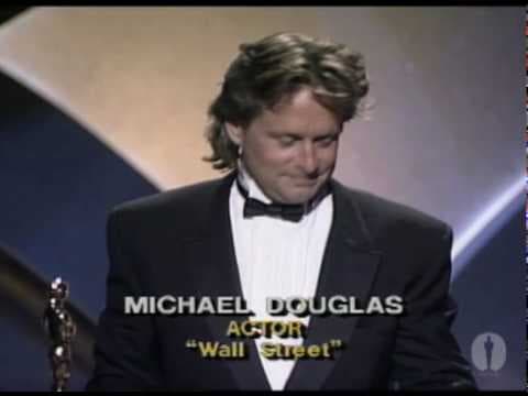 Michael Douglas Wins Best Actor: 60th Oscars (1988)