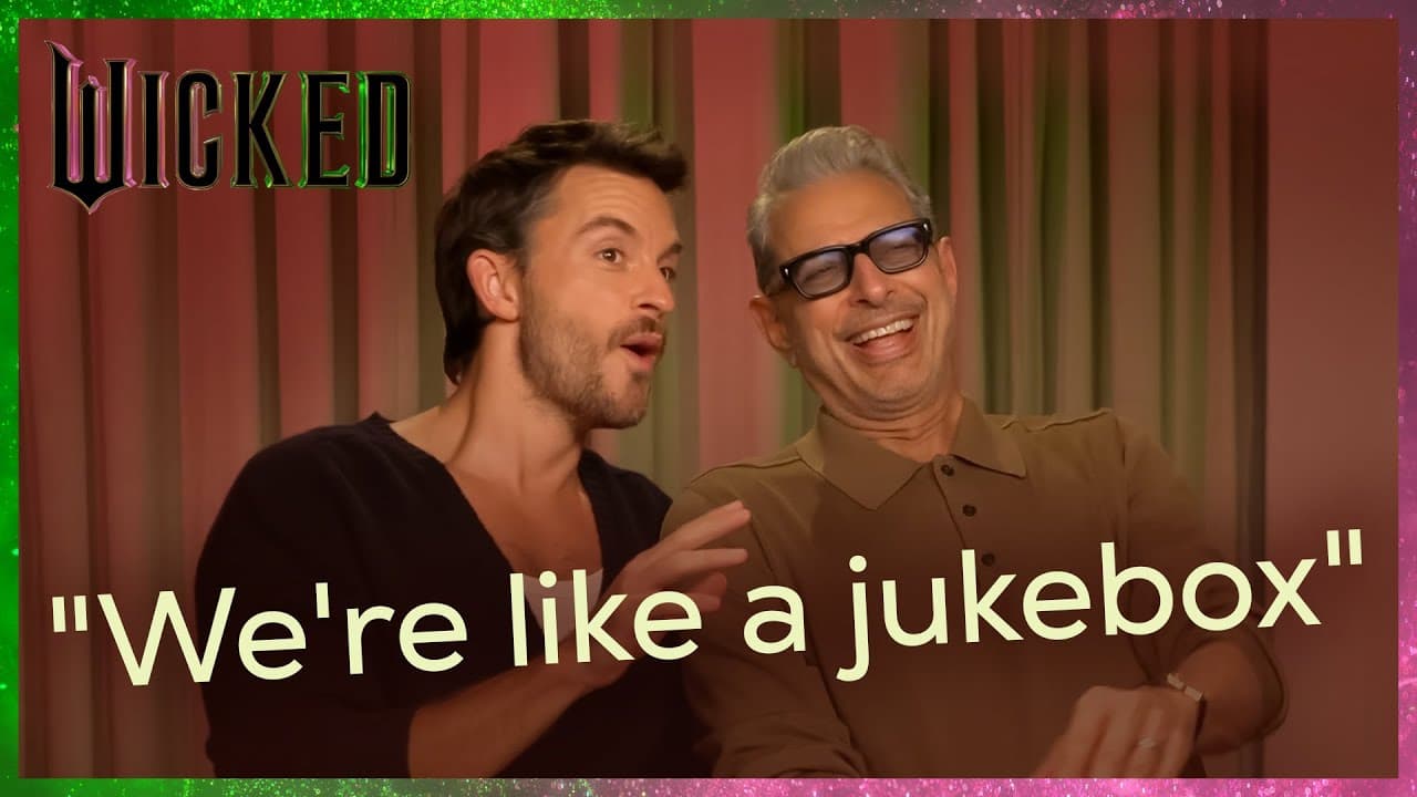 Jeff Goldblum and Jonathan Bailey WON’T STOP SINGING in wild Wicked interview