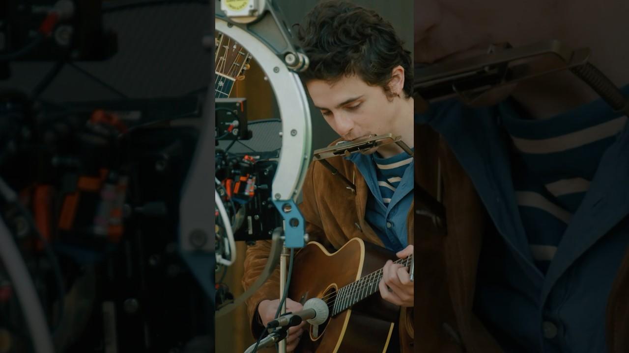 Timothée Chalamet as Bob Dylan