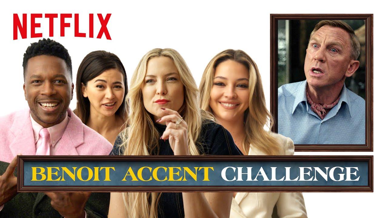 Glass Onion Cast Tries Daniel Craig's Benoit Accent