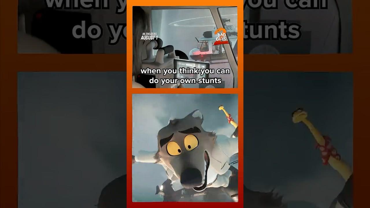 Of course we do our own stunts!