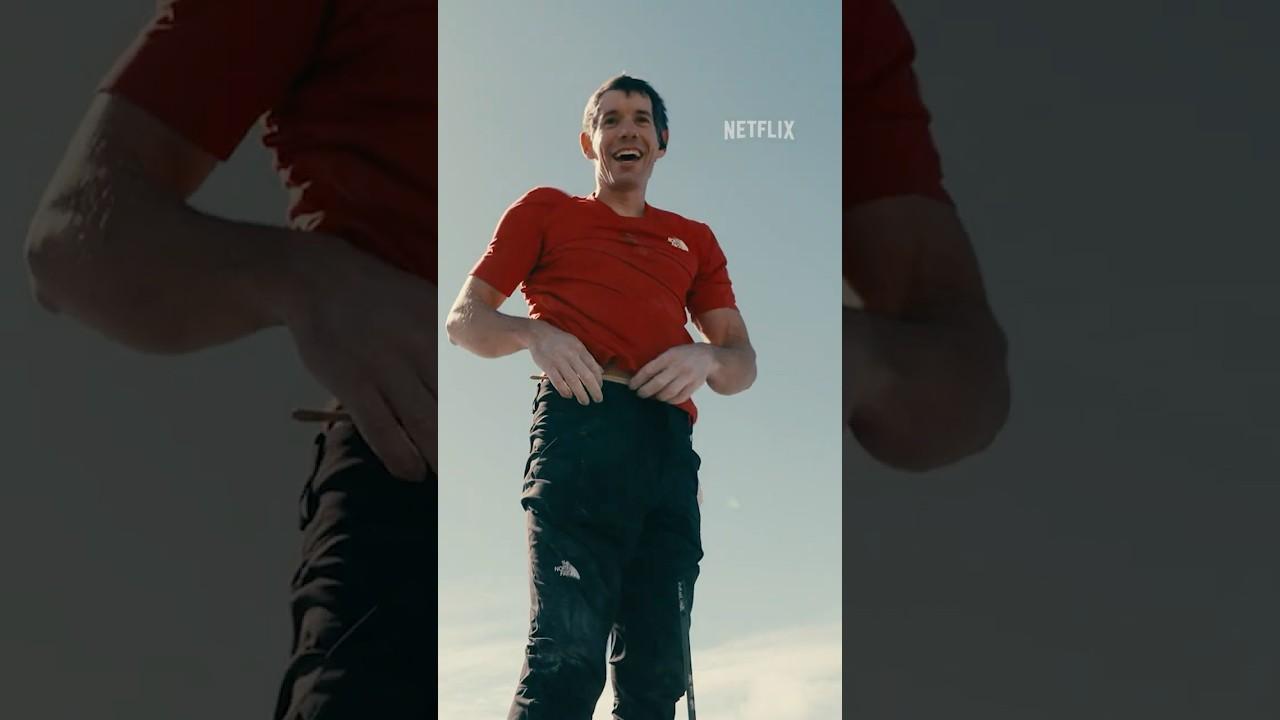 ALEX HONNOLD AFTER COMPLETING HIS FREE SOLO OF TAIPEI 101 #SkyscraperLIVE