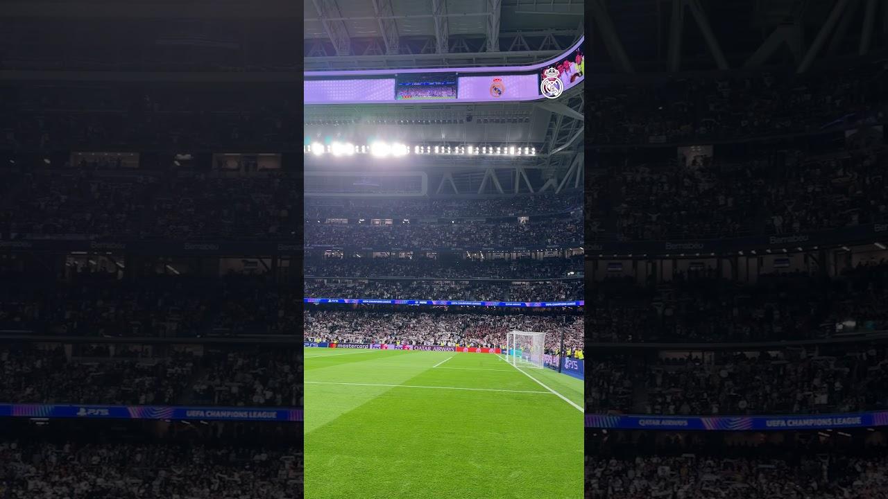 #UCL nights at the Bernabéu... 😍 #RealMadrid