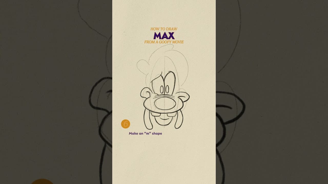 How to Draw Max Goof!