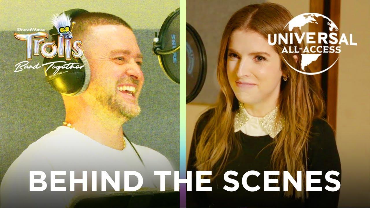 Anna Kendrick & Justin Timberlake Recording Booth Fun - Behind The Scenes
