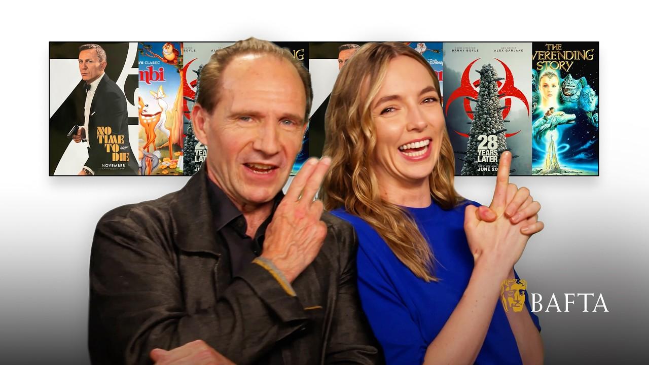 Jodie Comer and Ralph Fiennes are ready for a James Bond x Winnie the Pooh crossover | BAFTA