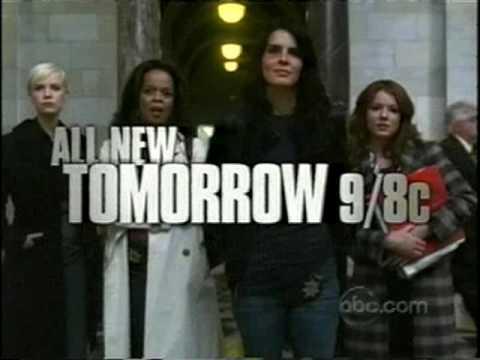 November 2007 - Promo for 'Women's Murder Club'