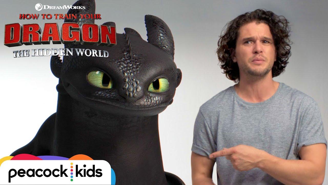 HOW TO TRAIN YOUR DRAGON: THE HIDDEN WORLD | Kit Harington Auditions with Toothless