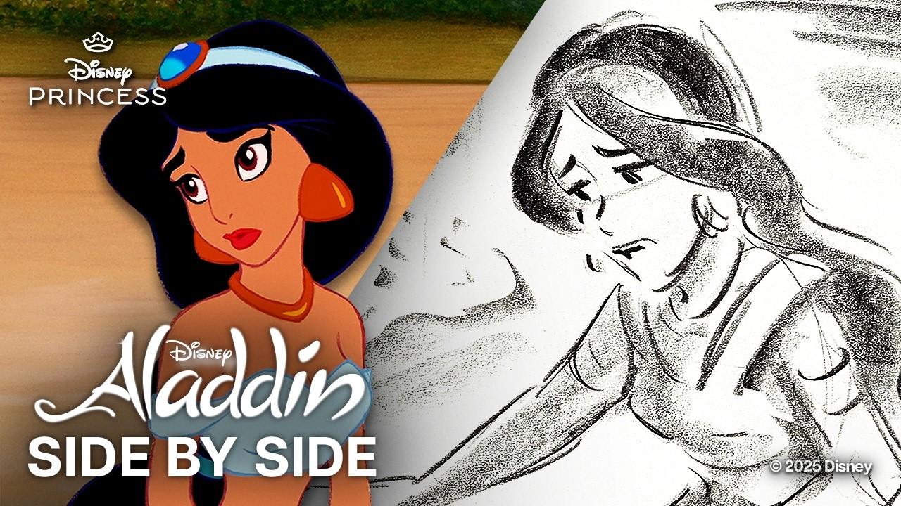 Side by Side - "Maybe I Don't Want to Be a Princess" Scene - Storyboards vs. Film