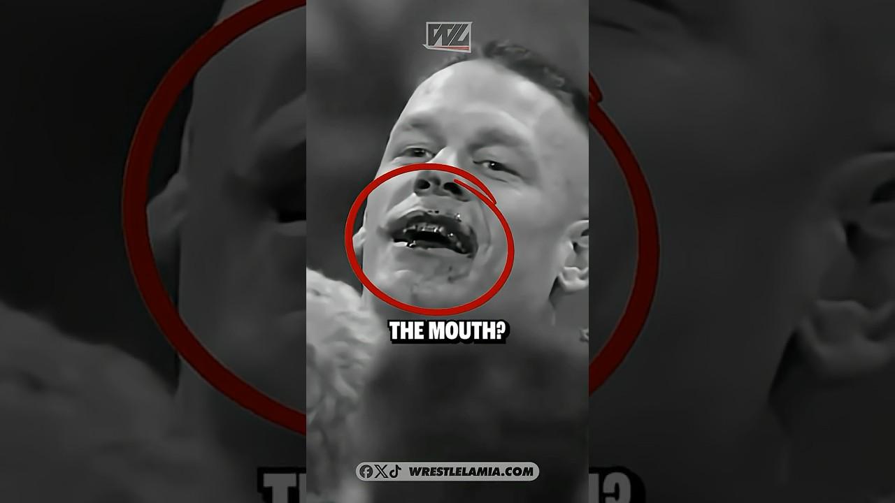 How wwe wrestlers fake bleed #wwe