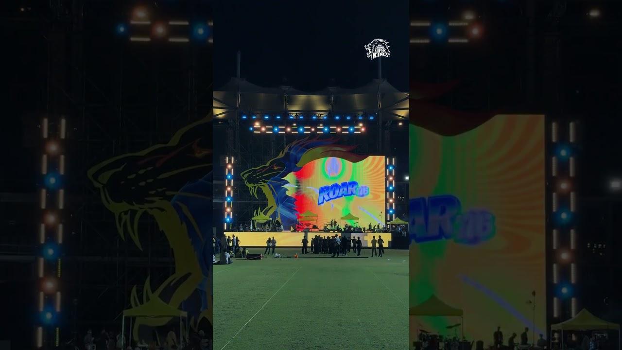 All set 🦁🥳T-1 to Roar! #Roar26 #WhistlePodu #Yellove