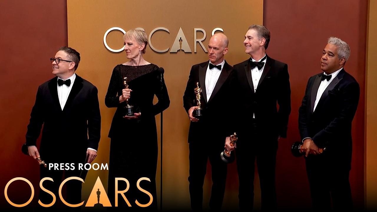 F1 Best Sound Press Room Speech | 98th Oscars (2026)