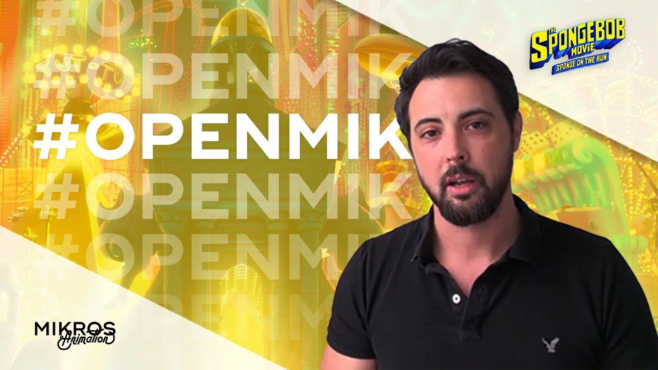 [#OpenMik] Samuel Guiraudou, CG supervisor on #SpongeBobMovie