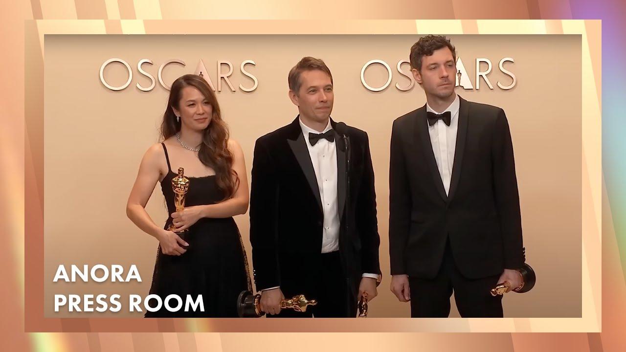 'Anora' Best Picture, Best Original Screenplay, Best Director Press Room Speech | 97th Oscars (2025)