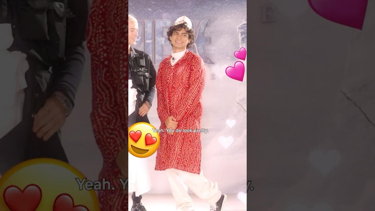 Luffy Looks SO PRETTY Wearing Indian Clothes 🥹💖 Ft. Nami & Sanji | ONE PIECE