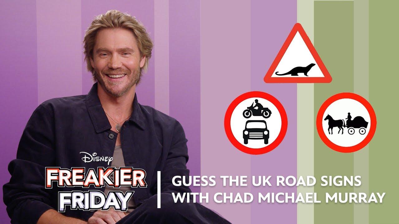 Chad Michael Murray Guesses UK Road Signs
