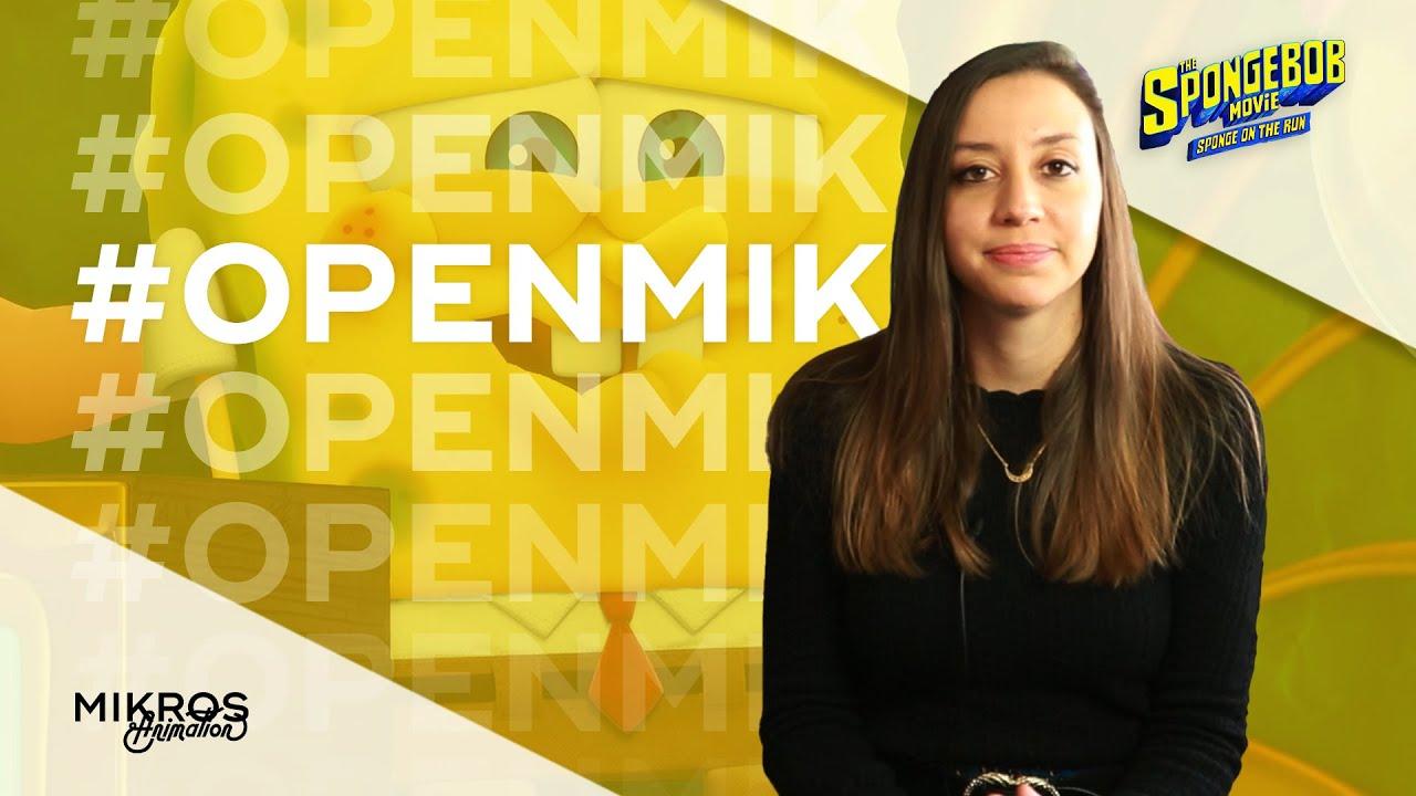 [#OpenMik] Anne-Claire Leroux, surfacing supervisor on #SpongeBobMovie