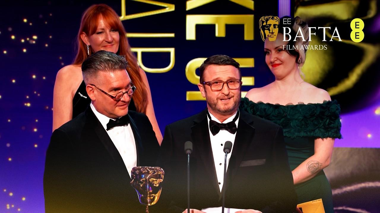 Frankenstein Wins the BAFTA for Make Up & Hair | EE BAFTA Film Awards 2026