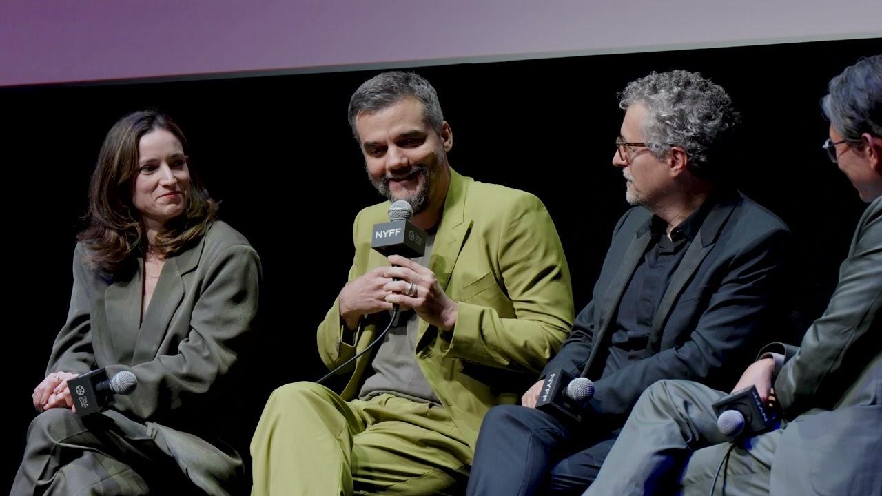 Kleber Mendonça Filho,  Wagner Moura, and Emilie Lesclaux on The Secret Agent