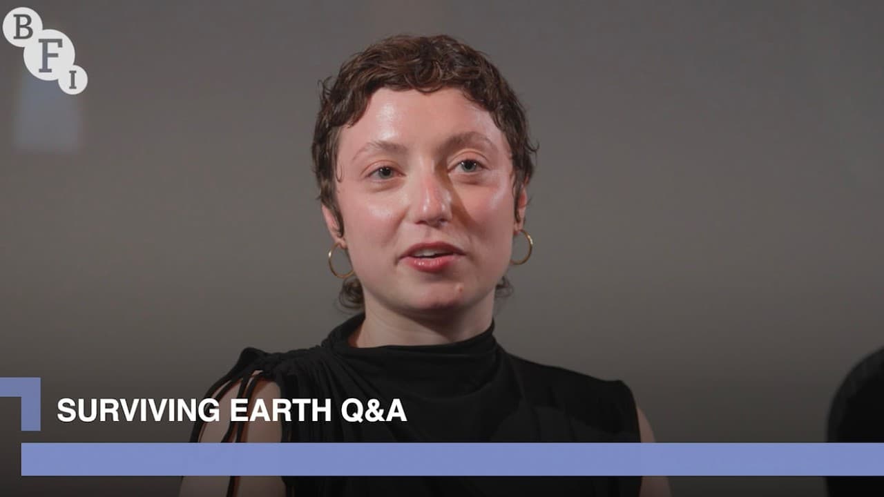 Surviving Earth director Thea Gajić and cast members Slavko Sobin and Olive Gray | BFI Q&A