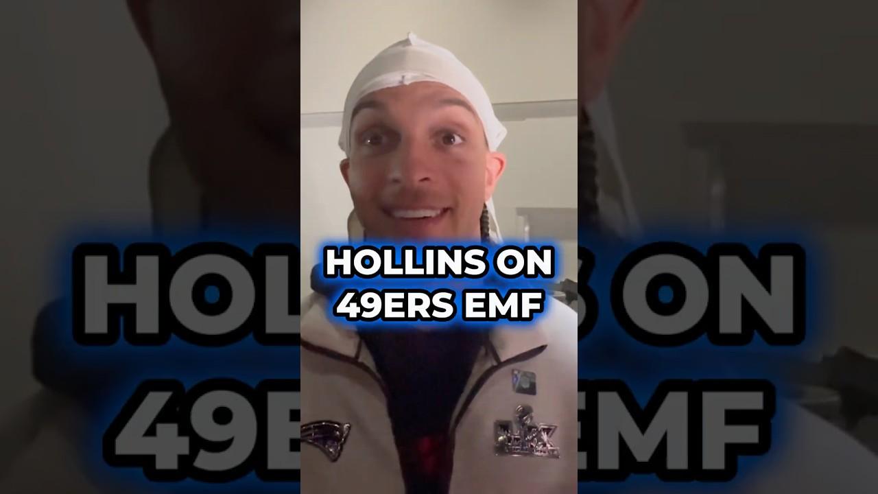 Mack Hollins Talks Theory Surrounding 49ers Electrical Substation #nfl #superbowllx #shorts