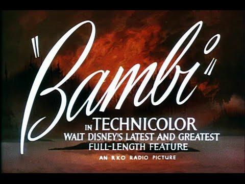 Bambi - 1942 Original Theatrical Trailer