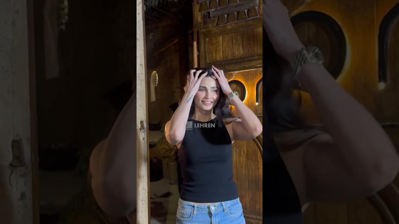 🖤Daisy Shah's Cute Casual Look For Suyyash Rai's B'day & Nazm-e-Kamaal Song Launch Party #daisyshah