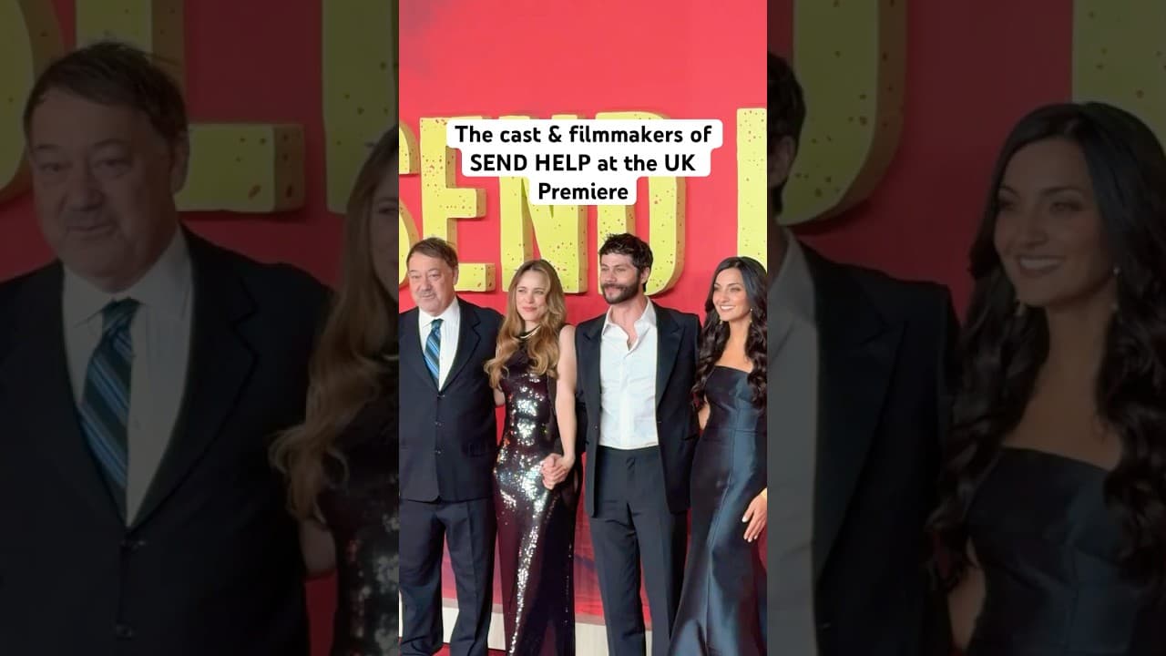 Cheers to the cast & filmmakers of SEND HELP in London for the UK Premiere!