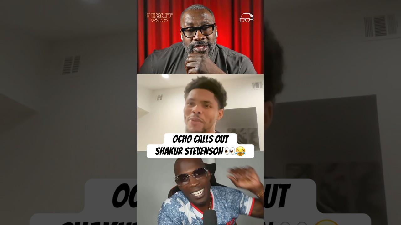 Ocho calls out #ShakurStevenson to a fight😳😂 #Nightcap