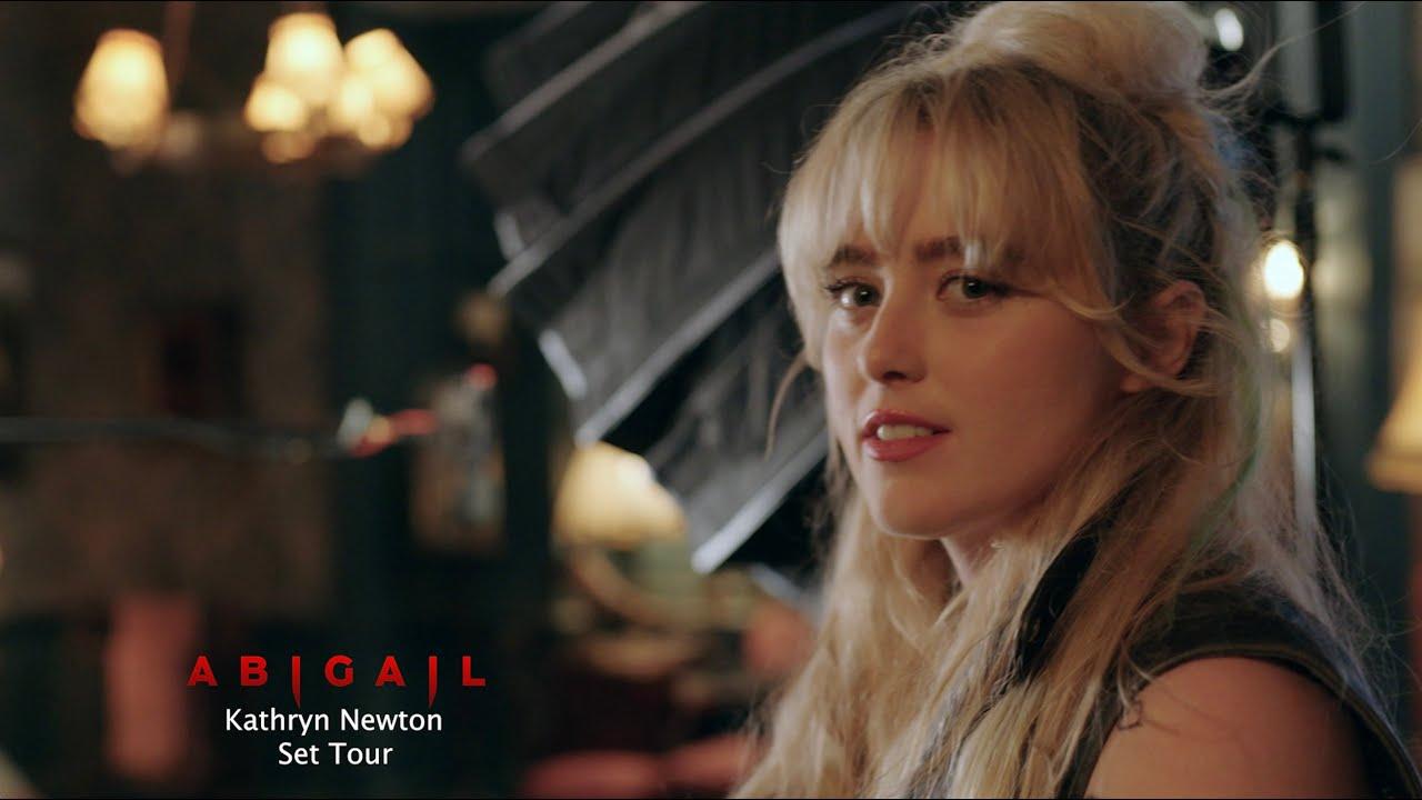 Take a BTS Tour of the Abigail set with Kathryn Newton