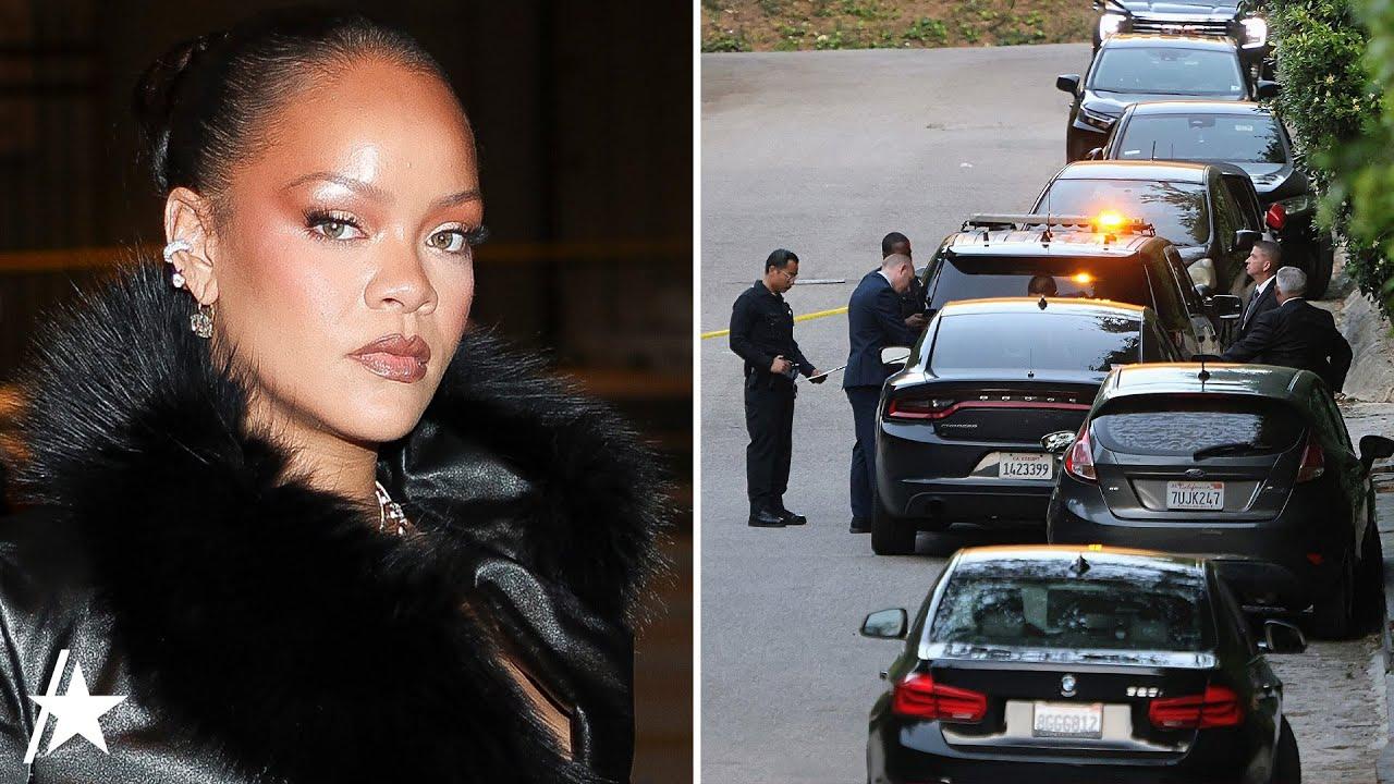 Rihanna, A$AP Rocky & Kids All Home When Woman Shot At Mansion w/ AR-15-Style Rifle, Police Say