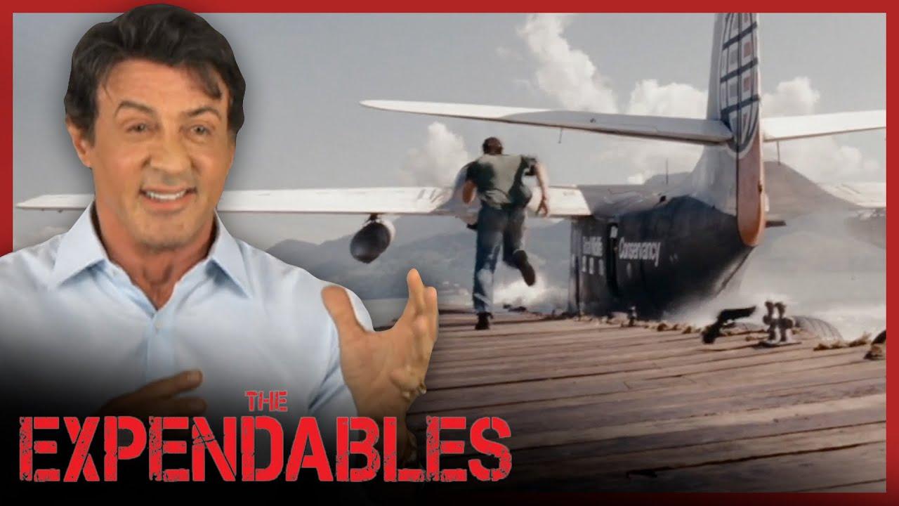 The Expendables' Daring Plane Stunts