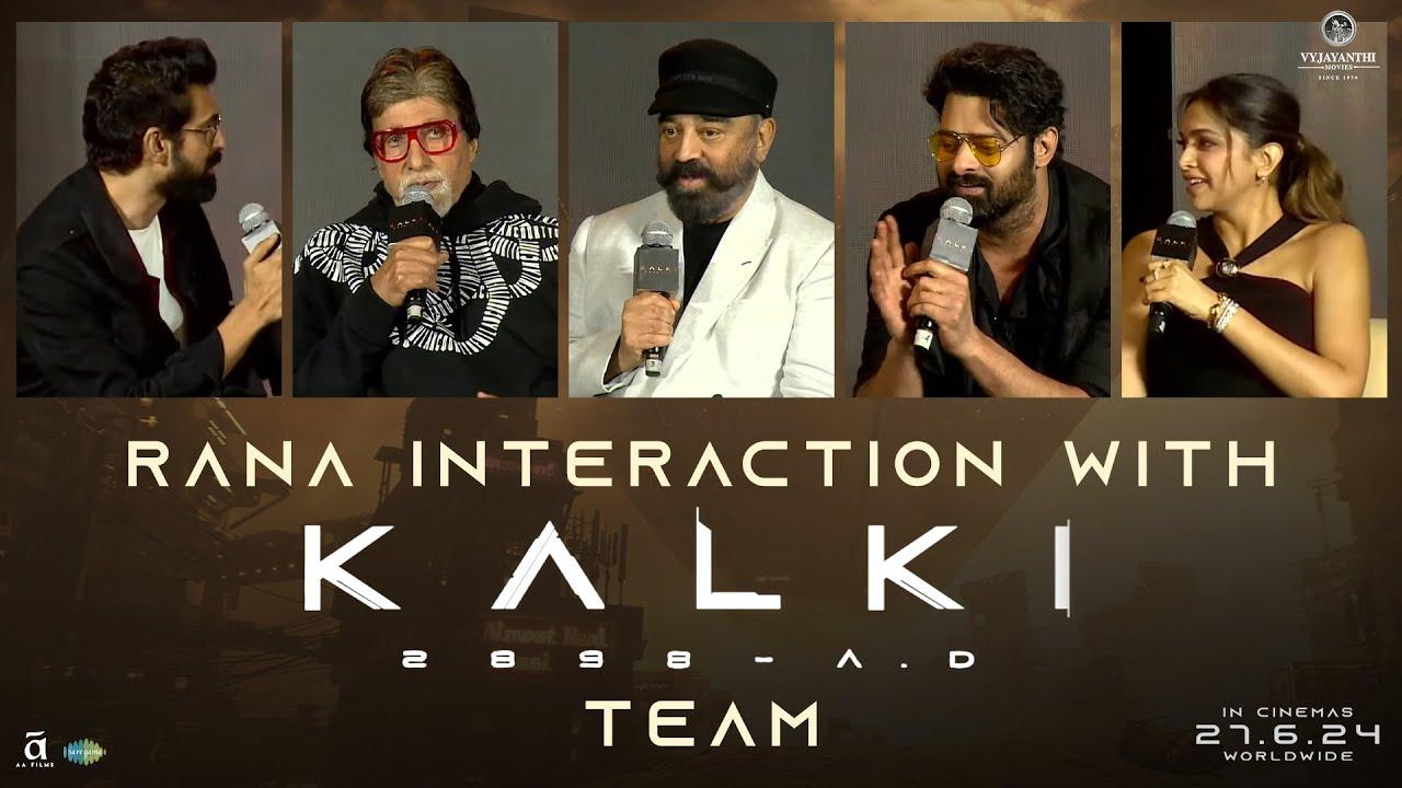 Rana Interaction with Kalki 2898 AD Movie Team at Pre Release Event @ Mumbai