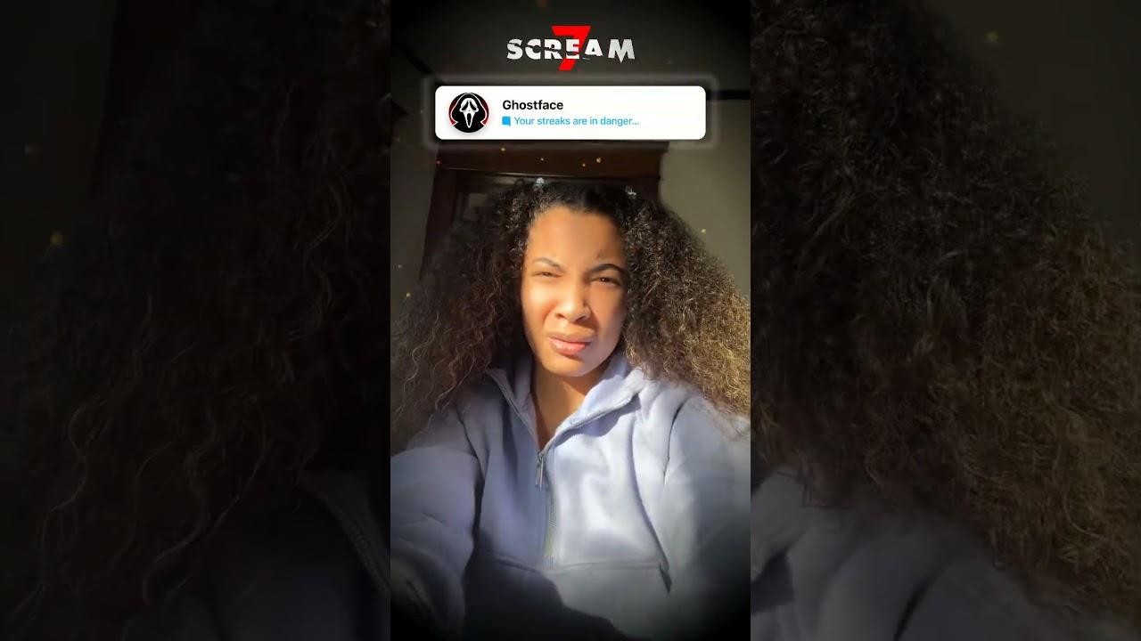 I'm coming for your streaks. Try the Scream 7 Lens on Snapchat.