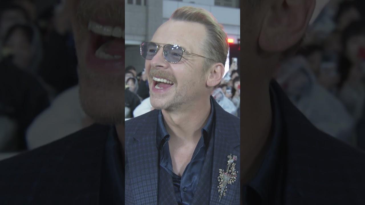 Simon Pegg is mission-ready!