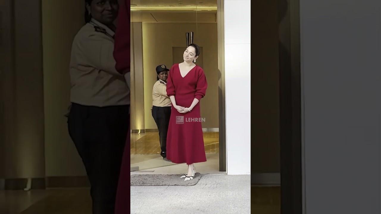 💕Stunning Tamannaah Bhatia Spotted At Her Newly Launch Jewelry Studio In Juhu✨ #tammannaahabhatia