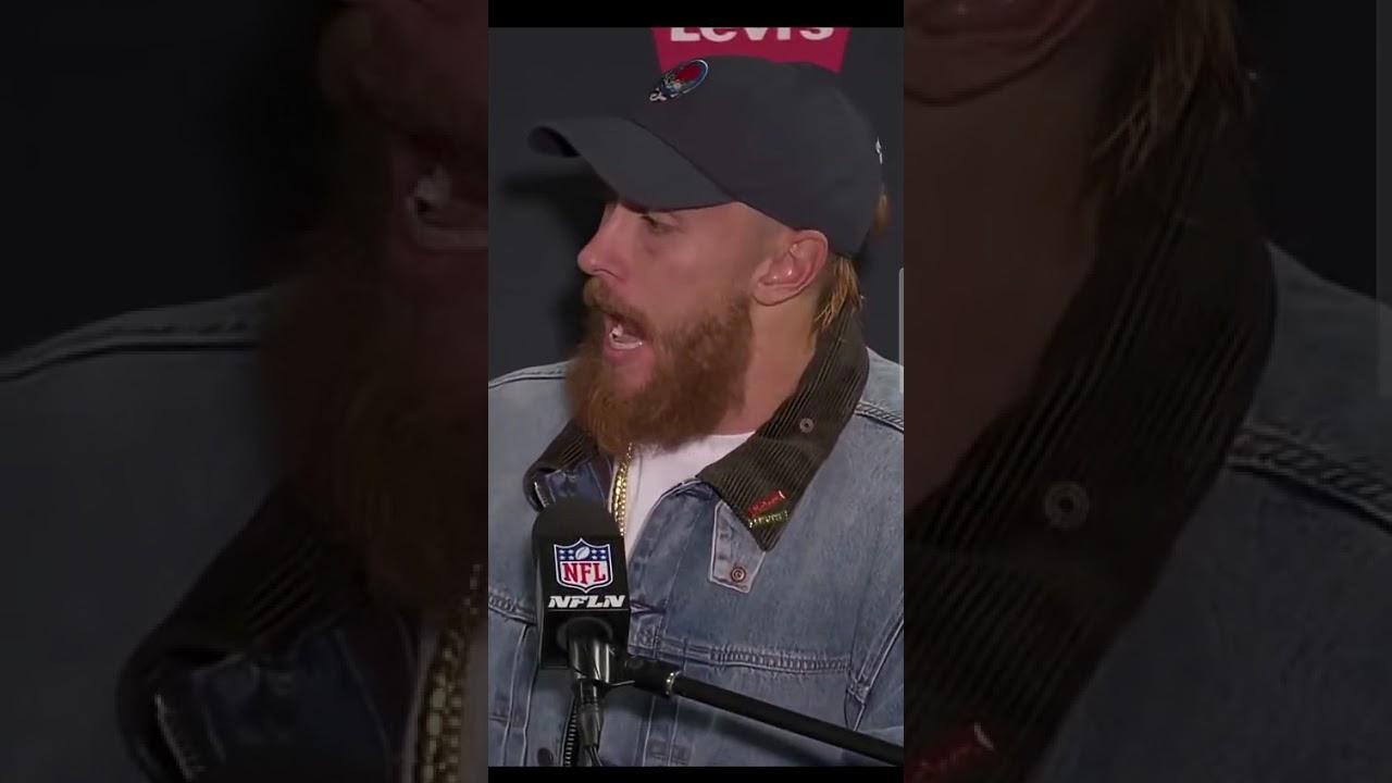 George Kittle talks Primitive War on a press junket !