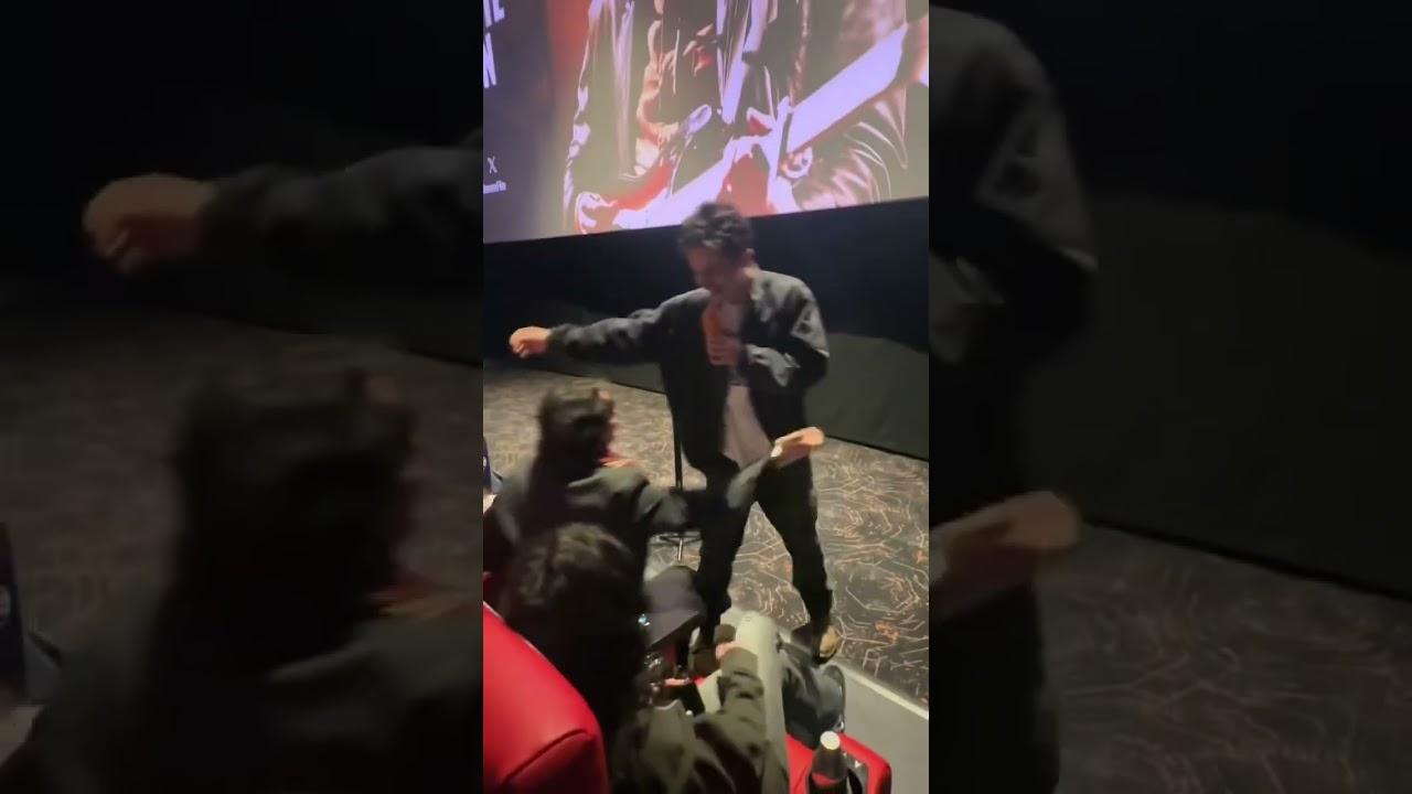 Timothée Chalamet meets the winner of his Timothée Chalamet lookalike contest