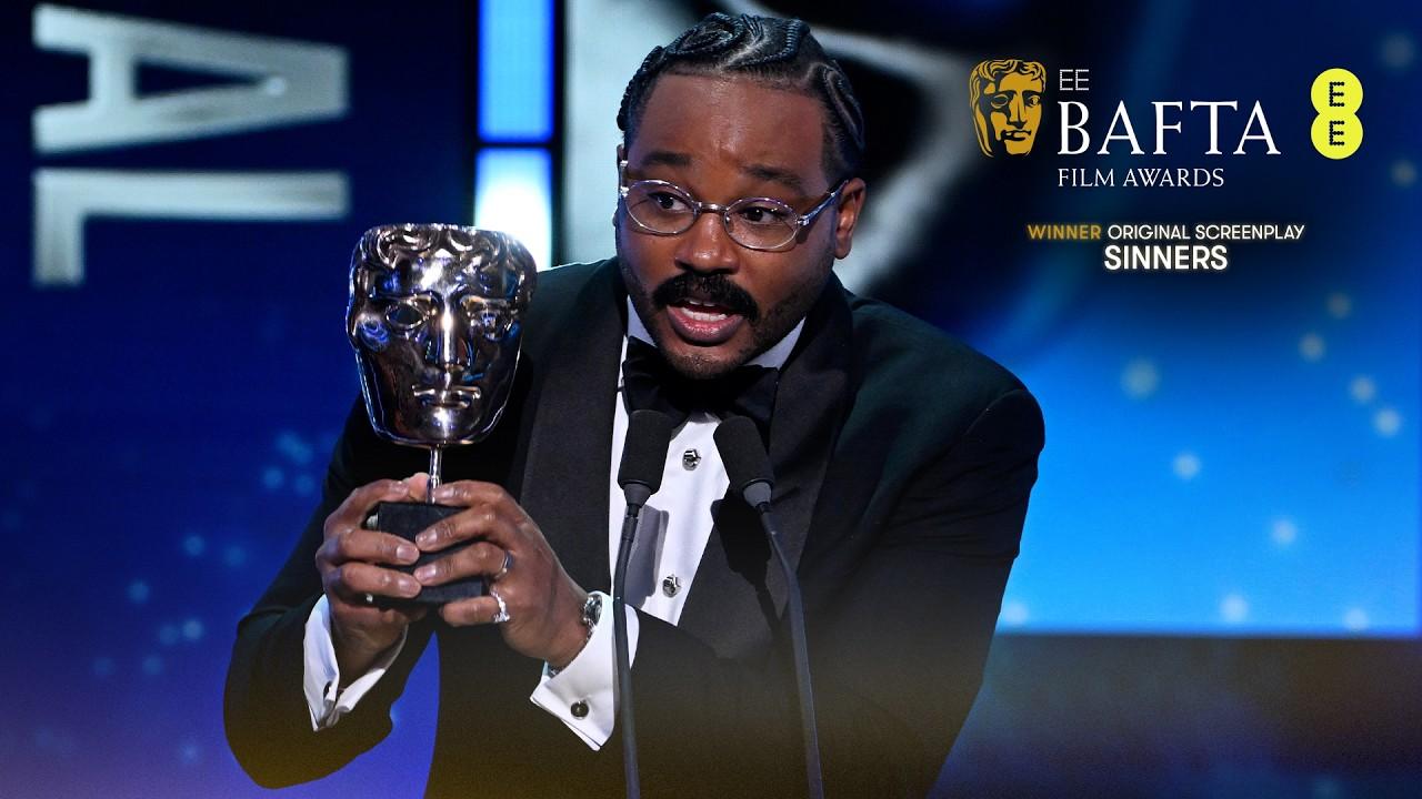 Ryan Coogler Wins the Original Screenplay BAFTA for Sinners | EE BAFTA Film Awards 2026
