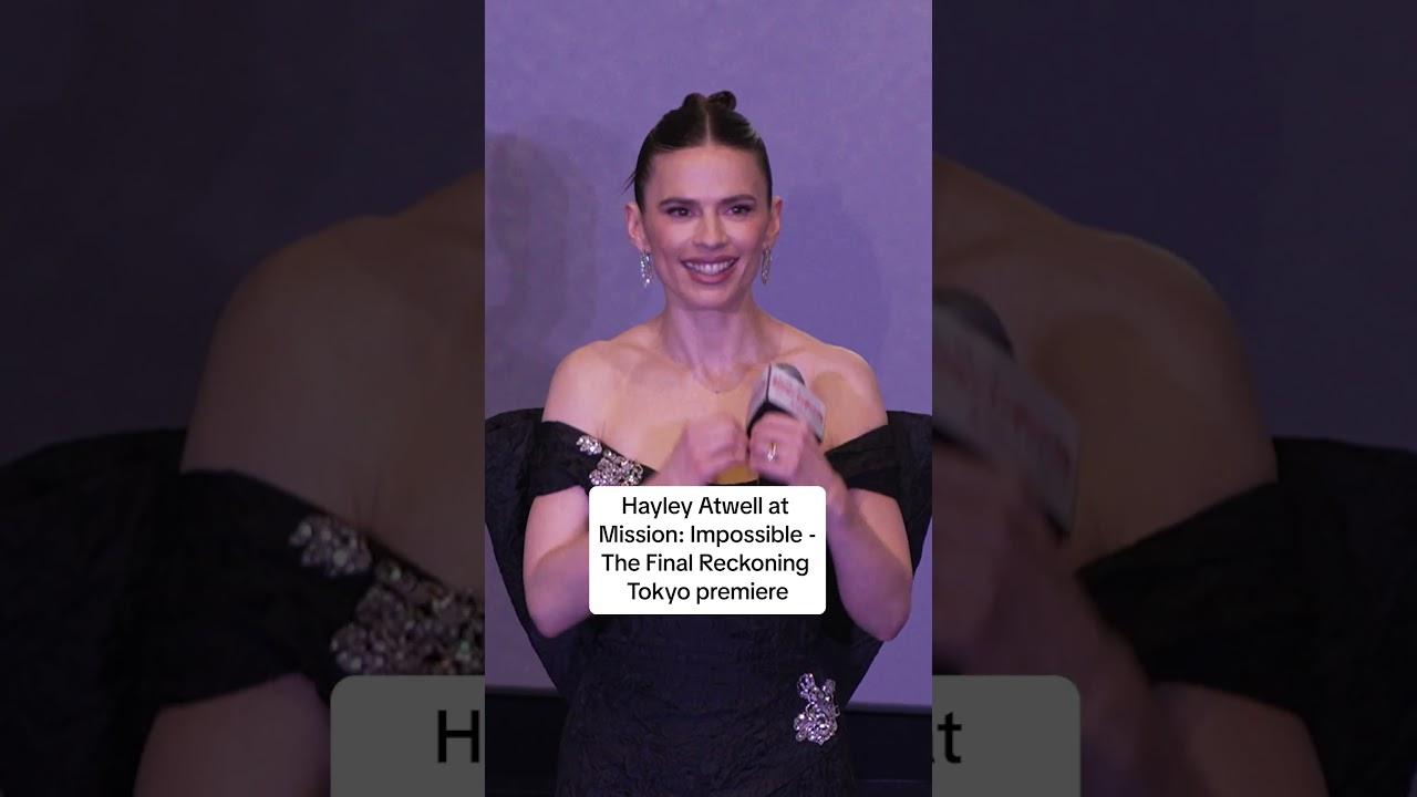 Hayley Atwell sending love to Tokyo Mission: Impossible fans!