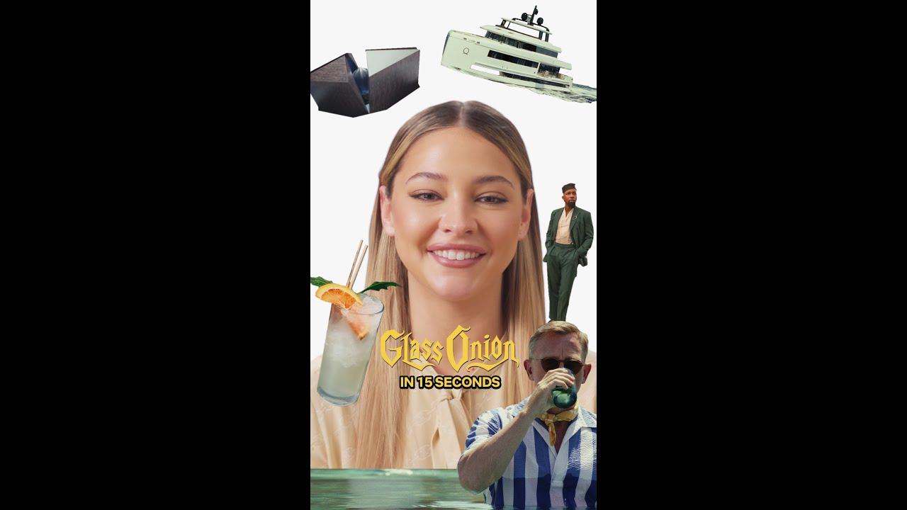 Madelyn Cline doesn't spoil Glass Onion