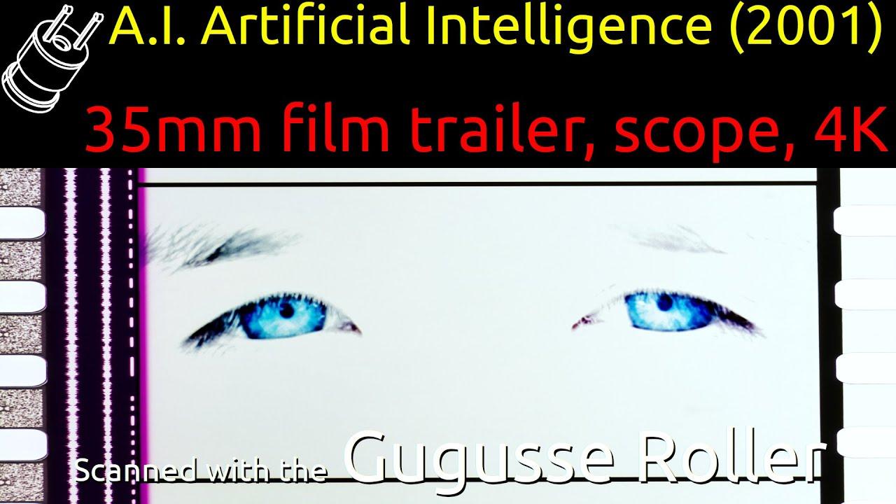 A.I. Artificial Intelligence (2001) 35mm film trailer (#2) scope 4K