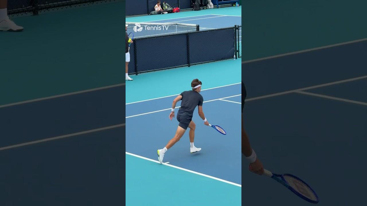 De Minaur & Fonseca Practice in Miami 🤝