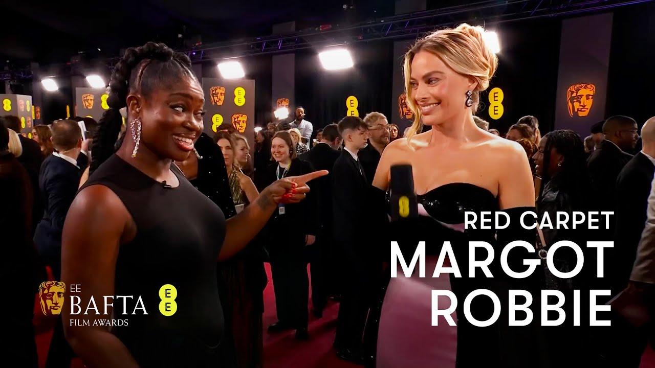 Margot Robbie hasn't watched Barbie since the premiere | EE BAFTA Film Awards 2024