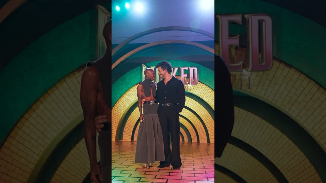 Cynthia Erivo and Jonathan Bailey brought the magic to São Paulo!