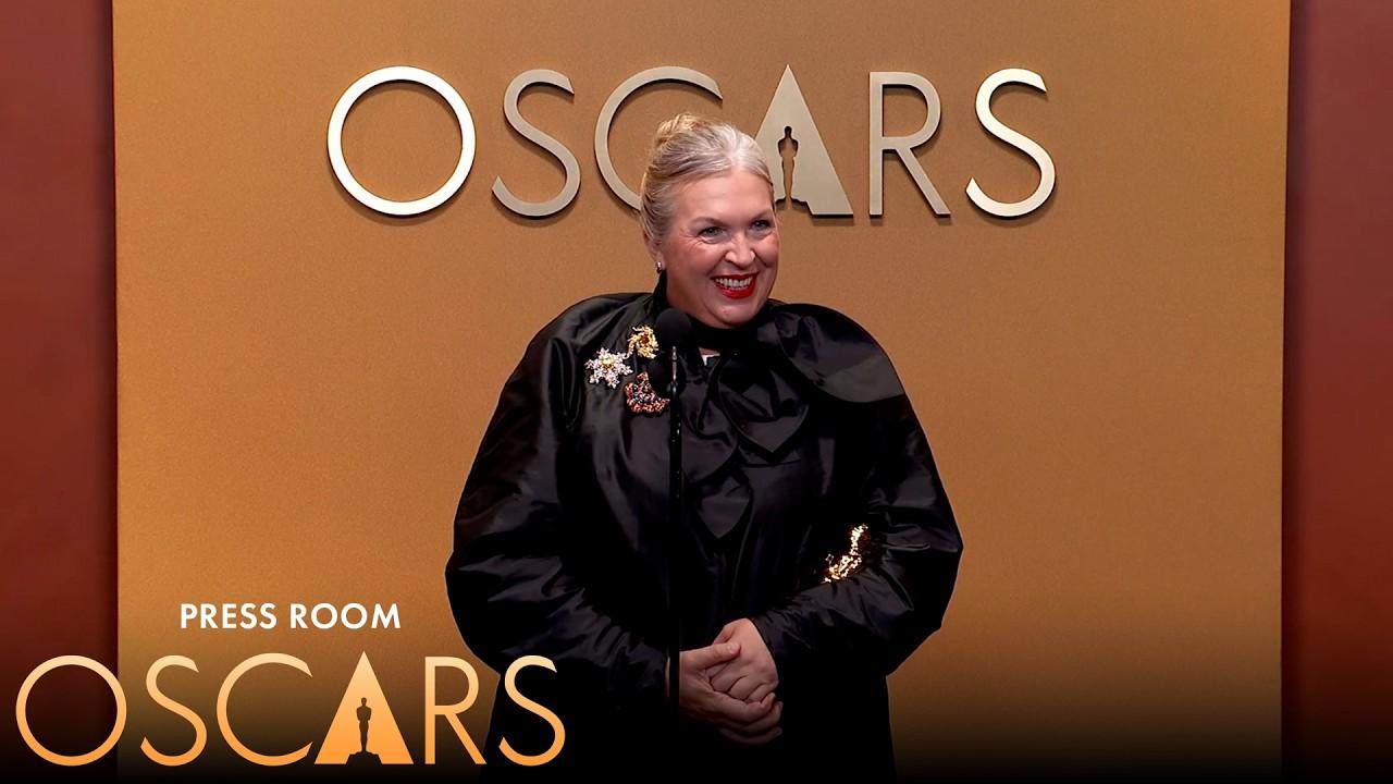 Frankenstein Best Costume Design Press Room Speech | 98th Oscars (2026)