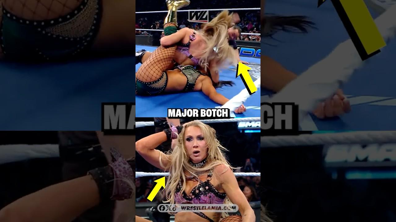 Did you notice this MAJOR botch on WWE Smackdown