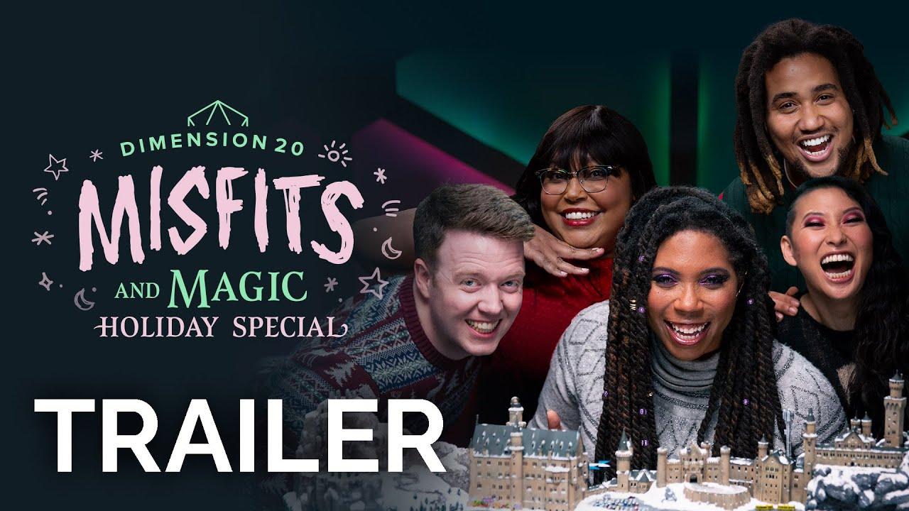 Dimension 20: Misfits and Magic Holiday Special Trailer
