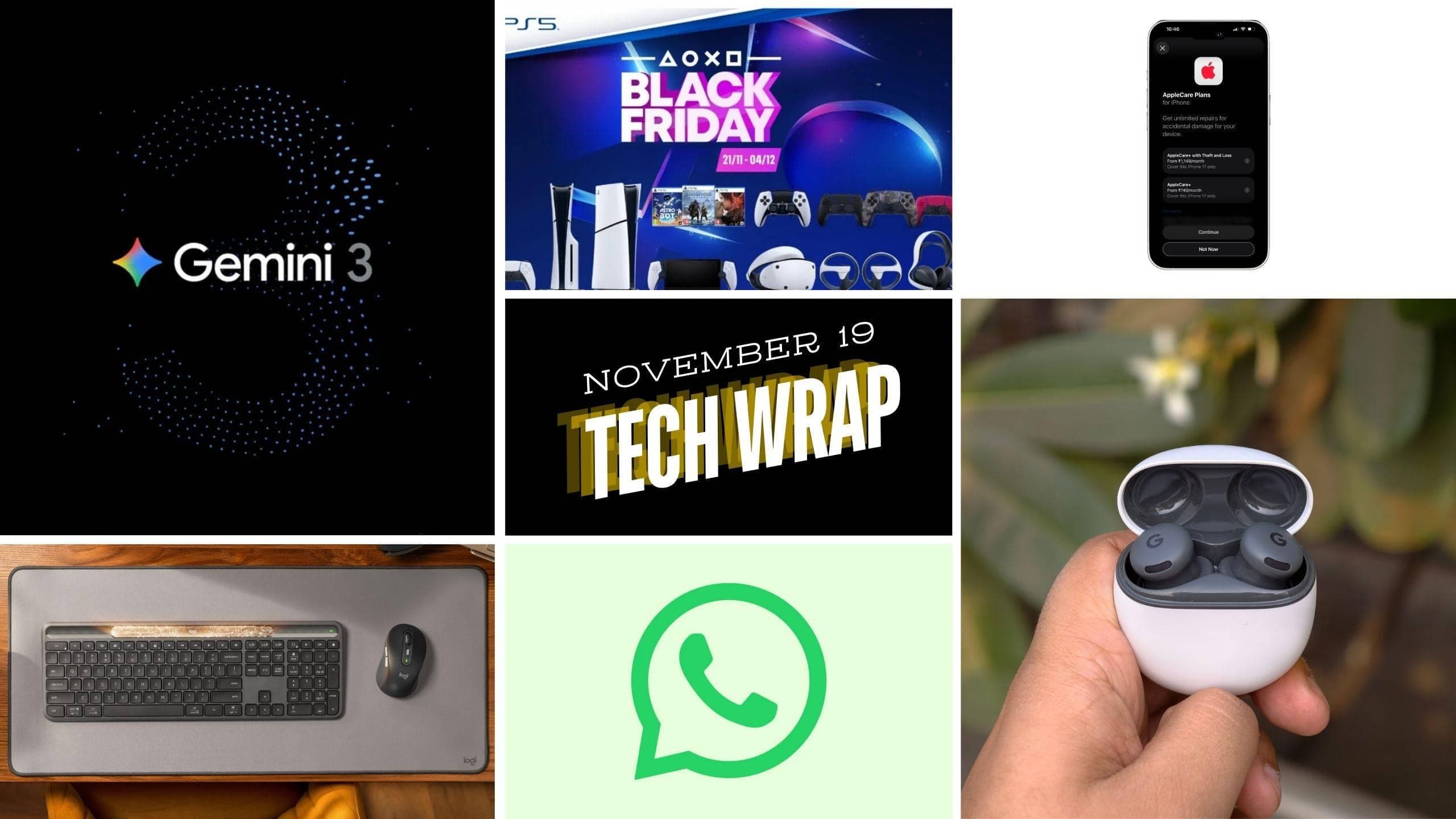 Tech Wrap: Google’s AI, AppleCare+ Plans, and Cool Gadgets!
